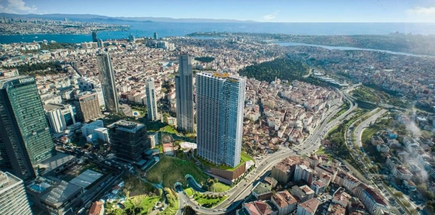 آپارتمان در Sisli،  Istanbul ، امارات متحده عربی 1 خوابه ، 87 متر مربع.  شماره 66485