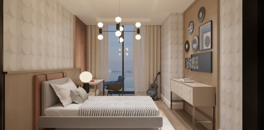 آپارتمان در در Vesen Yalilari Tuzla ، امارات متحده عربی 4 خوابه ، 186.18 متر مربع.  شماره 66719