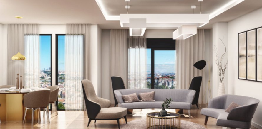 آپارتمان در در Baharyaka Istanbul ، امارات متحده عربی 4 خوابه ، 243 متر مربع.  شماره 66750