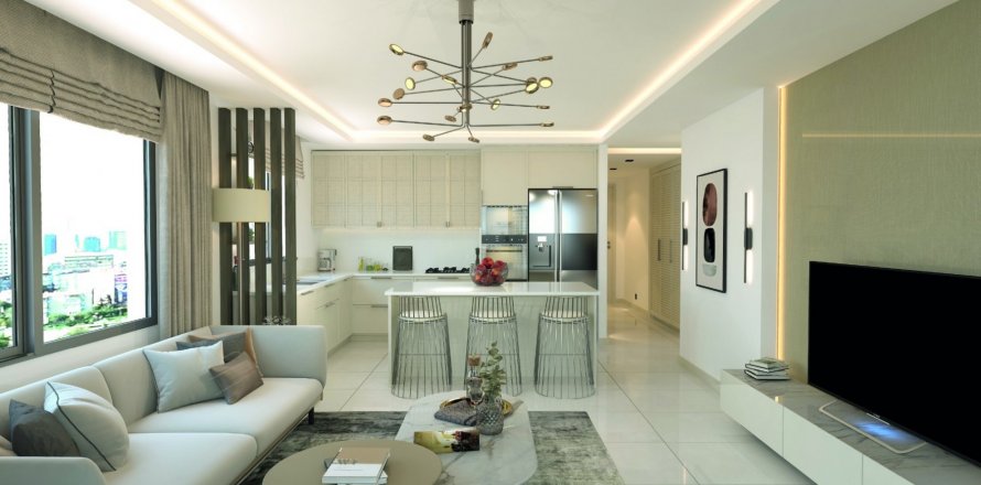 آپارتمان در  Mersin ، امارات متحده عربی 2 خوابه ، 145 متر مربع.  شماره 63228
