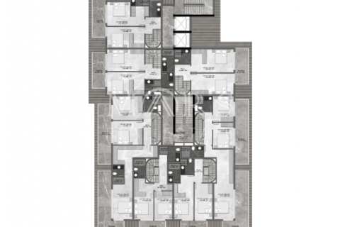 آپارتمان در در A project with the infrastructure of a five-star hotel in the Oba area Alanya ، امارات متحده عربی 1 خوابه ، 92 متر مربع.  شماره 63990 - 16