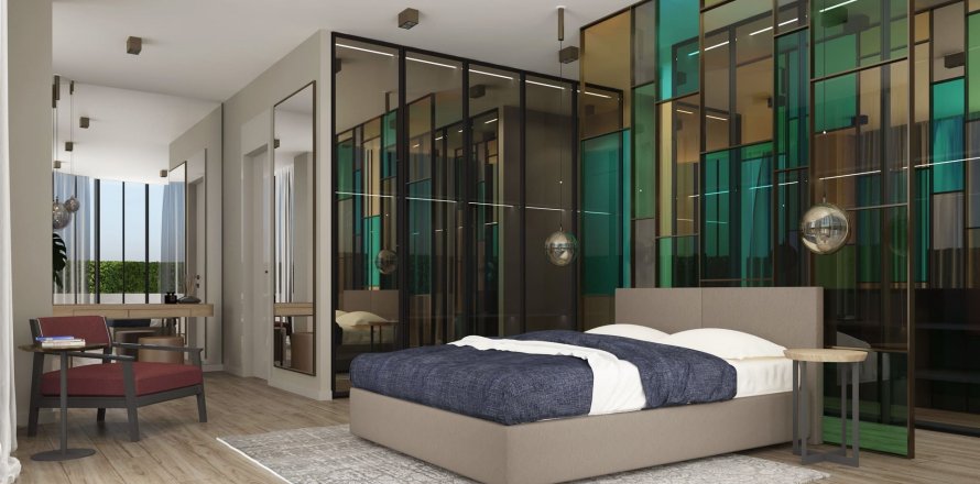 آپارتمان در در Demir Country Davutlar ، امارات متحده عربی 1 خوابه ، 58.89 متر مربع.  شماره 67257