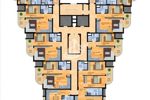 آپارتمان در  Avsallar ، امارات متحده عربی 1 خوابه ، 56 متر مربع.  شماره 63725 - 27