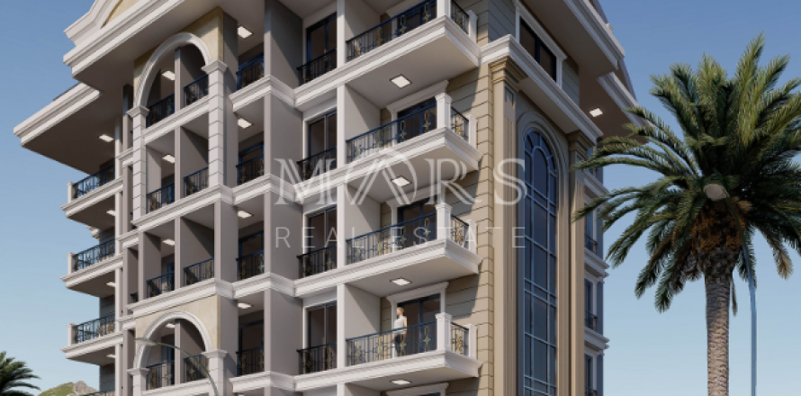 آپارتمان در در Residential complex in the Cikcilli area with all the necessary social facilities nearby Alanya ، امارات متحده عربی 2 خوابه ، 87 متر مربع.  شماره 64039