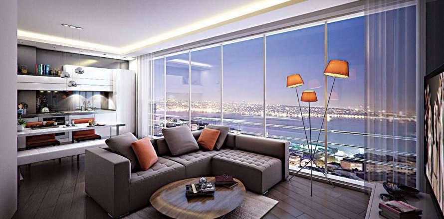 آپارتمان در  Beyoglu ، امارات متحده عربی 1 خوابه  شماره 65978