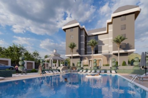 آپارتمان در Kargicak،  Alanya ، امارات متحده عربی 1 خوابه ، 50 متر مربع.  شماره 68158 - 12