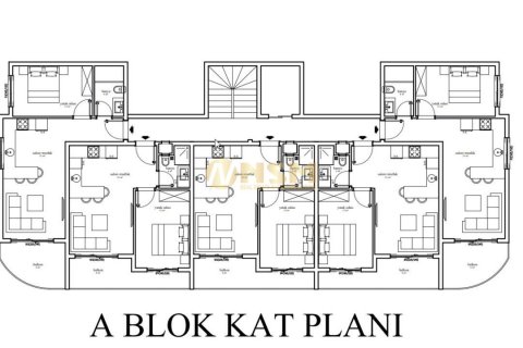 آپارتمان در  Alanya ، امارات متحده عربی 2 خوابه ، 100 متر مربع.  شماره 70397 - 19