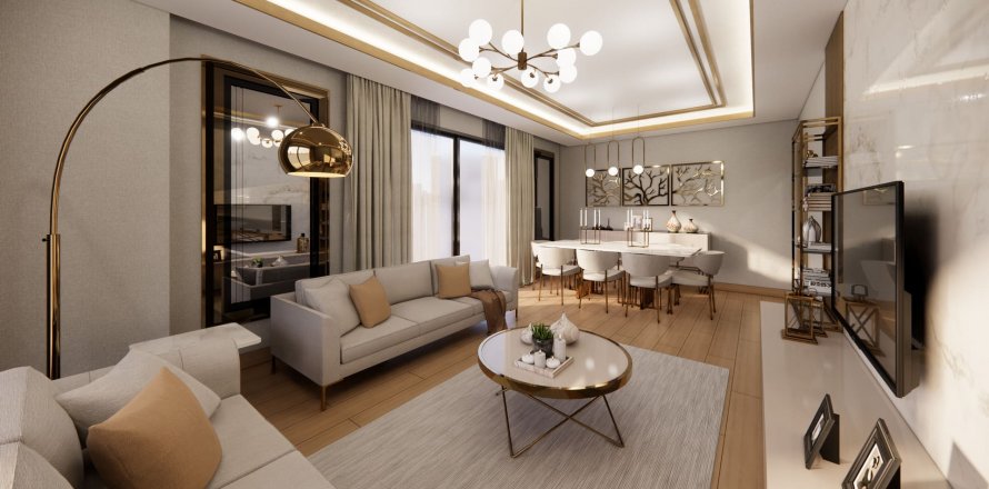 آپارتمان در در Akca Konaklari Esenyurt ، امارات متحده عربی 2 خوابه ، 87.75 متر مربع.  شماره 69095