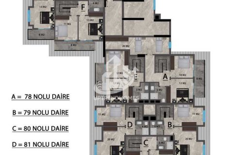 آپارتمان در  Mahmutlar ، امارات متحده عربی 1 خوابه ، 42 متر مربع.  شماره 71868 - 28