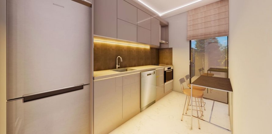 آپارتمان در در Exodus Green Hill Residence Istanbul ، امارات متحده عربی 3 خوابه ، 127 متر مربع.  شماره 72000