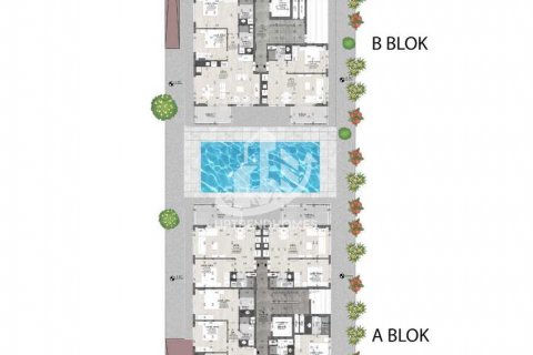 آپارتمان در  Mahmutlar ، امارات متحده عربی 1 خوابه ، 50 متر مربع.  شماره 69347 - 26