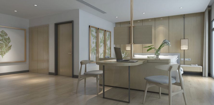 آپارتمان در در Resim Modern Kagithane Istanbul ، امارات متحده عربی 1 خوابه ، 55.96 متر مربع.  شماره 68138