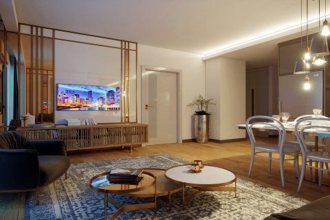 آپارتمان در در Resim Modern Kagithane Istanbul ، امارات متحده عربی 1 خوابه ، 73.58 متر مربع.  شماره 71514 - 7