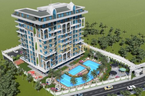 آپارتمان در  Alanya ، امارات متحده عربی 1 خوابه ، 56 متر مربع.  شماره 70371 - 1