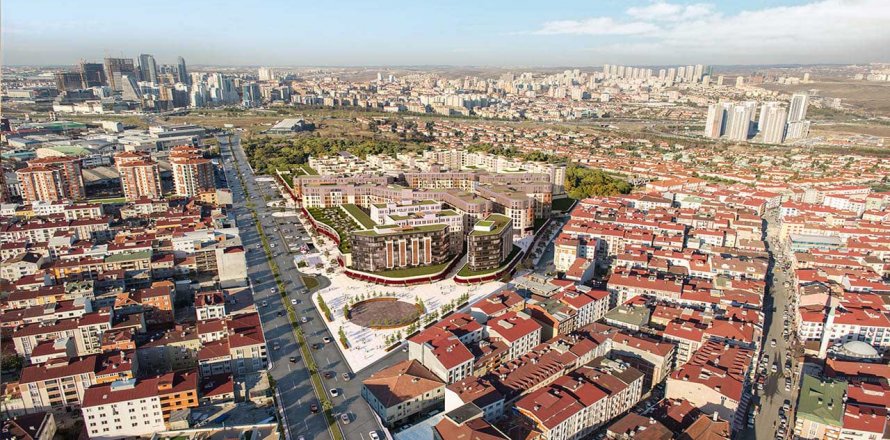 آپارتمان در در Meydan Ardicli Istanbul ، امارات متحده عربی 4 خوابه ، 223.22 متر مربع.  شماره 69130