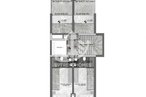 آپارتمان در Kargicak،  Alanya ، امارات متحده عربی 1 خوابه ، 31 متر مربع.  شماره 70705 - 19