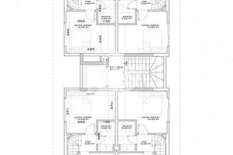 آپارتمان در Kargicak،  Alanya ، امارات متحده عربی 1 خوابه ، 31 متر مربع.  شماره 70705 - 24