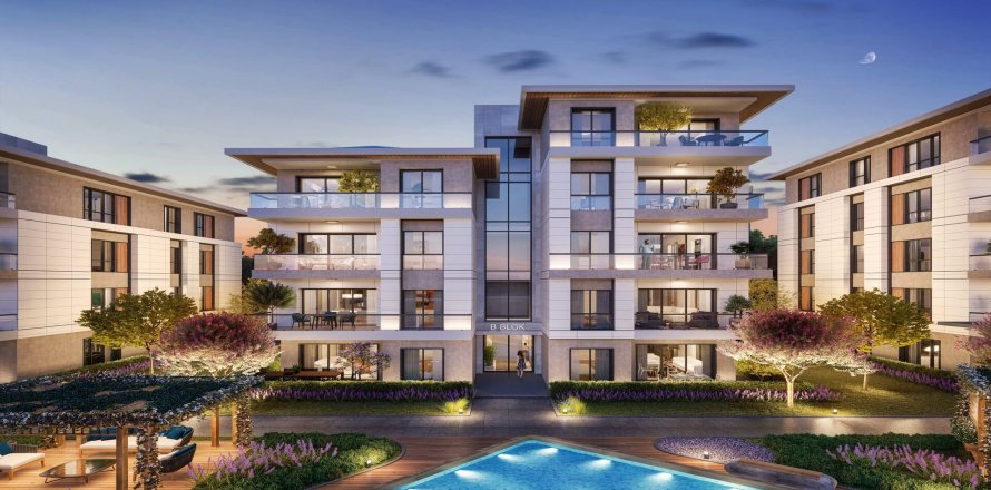 آپارتمان در Basaksehir، در Mansion Cadde Basaksehir Istanbul ، امارات متحده عربی 2 خوابه ، 129 متر مربع.  شماره 70965