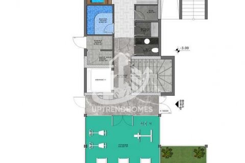 آپارتمان در Kargicak،  Alanya ، امارات متحده عربی 1 خوابه ، 31 متر مربع.  شماره 70705 - 17