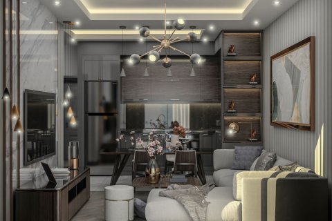 آپارتمان در  Alanya ، امارات متحده عربی 1 خوابه ، 55 متر مربع.  شماره 67838 - 11