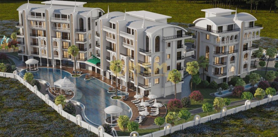آپارتمان در  Alanya ، امارات متحده عربی 1 خوابه ، 50 متر مربع.  شماره 68265
