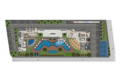 آپارتمان در  Konakli ، امارات متحده عربی 1 خوابه ، 60 متر مربع.  شماره 49797 - 25
