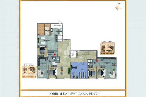 آپارتمان در  Alanya ، امارات متحده عربی 1 خوابه ، 47 متر مربع.  شماره 68360 - 20