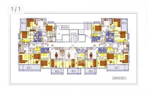 آپارتمان در  Konakli ، امارات متحده عربی 1 خوابه ، 47 متر مربع.  شماره 70493 - 10