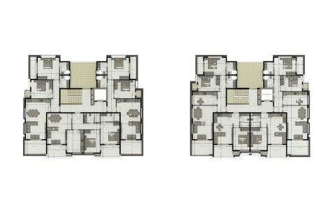 آپارتمان در  Oba ، امارات متحده عربی 1 خوابه ، 52 متر مربع.  شماره 67040 - 18