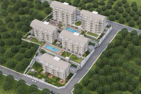 آپارتمان در  Alanya ، امارات متحده عربی 1 خوابه ، 57 متر مربع.  شماره 68476 - 8