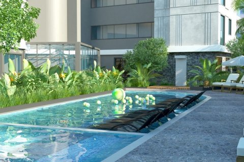 آپارتمان در  Alanya ، امارات متحده عربی 1 خوابه ، 52 متر مربع.  شماره 68357 - 7