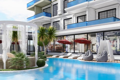 آپارتمان در در Modern residential complex in Kargicak area near the sea Alanya ، امارات متحده عربی 2 خوابه ، 110 متر مربع.  شماره 68533 - 27