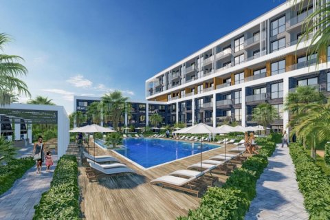 آپارتمان در Altintash، در Lara Port Antalya ، امارات متحده عربی 1 خوابه ، 66 متر مربع.  شماره 69290 - 1