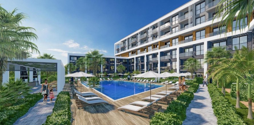 آپارتمان در Altintash، در Lara Port Antalya ، امارات متحده عربی 1 خوابه ، 66 متر مربع.  شماره 69290
