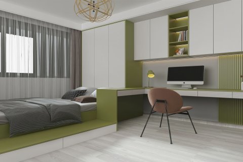 آپارتمان در در Panorama Plus Mezitli ، امارات متحده عربی 3 خوابه ، 99 متر مربع.  شماره 69436 - 1