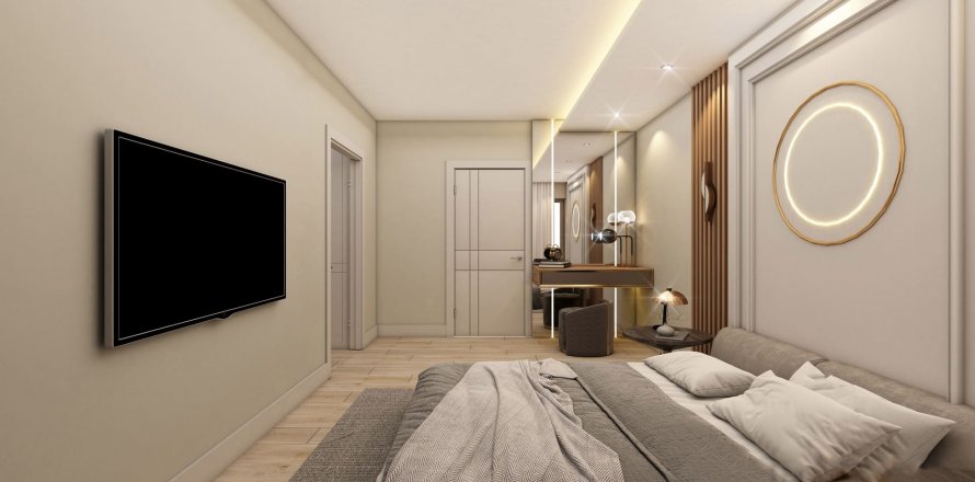 آپارتمان در Konyaalti، در Loft Marine Antalya ، امارات متحده عربی 3 خوابه ، 150 متر مربع.  شماره 70304
