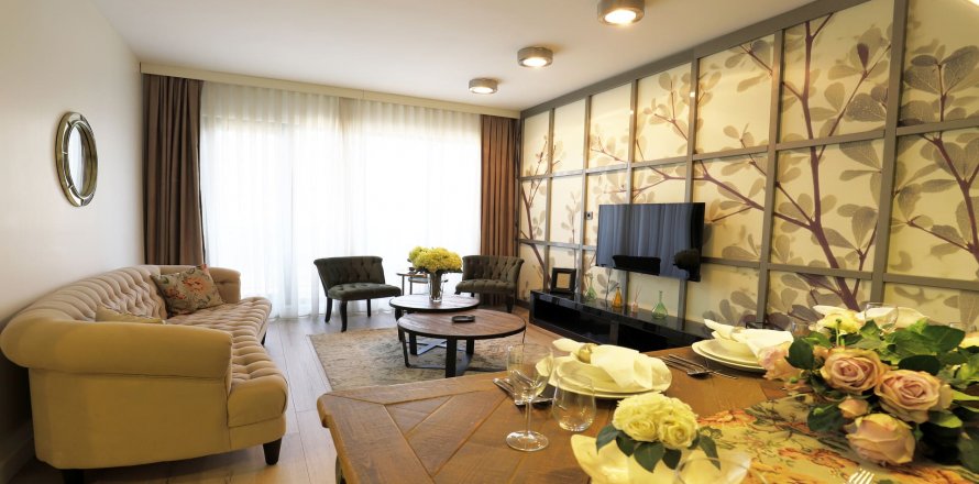 آپارتمان در Küçükçekmece، در Babacan Royal Gold Istanbul ، امارات متحده عربی 1 خوابه ، 65 متر مربع.  شماره 69794