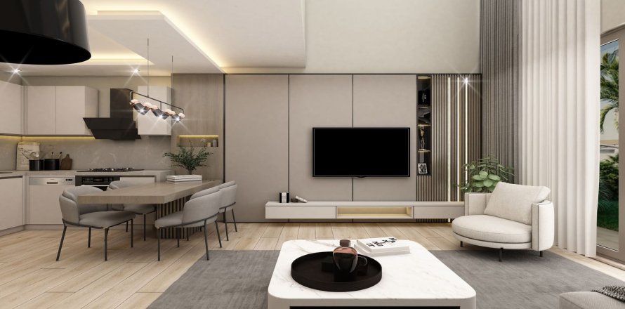 آپارتمان در Konyaalti، در Loft Marine Antalya ، امارات متحده عربی 2 خوابه ، 100 متر مربع.  شماره 70307