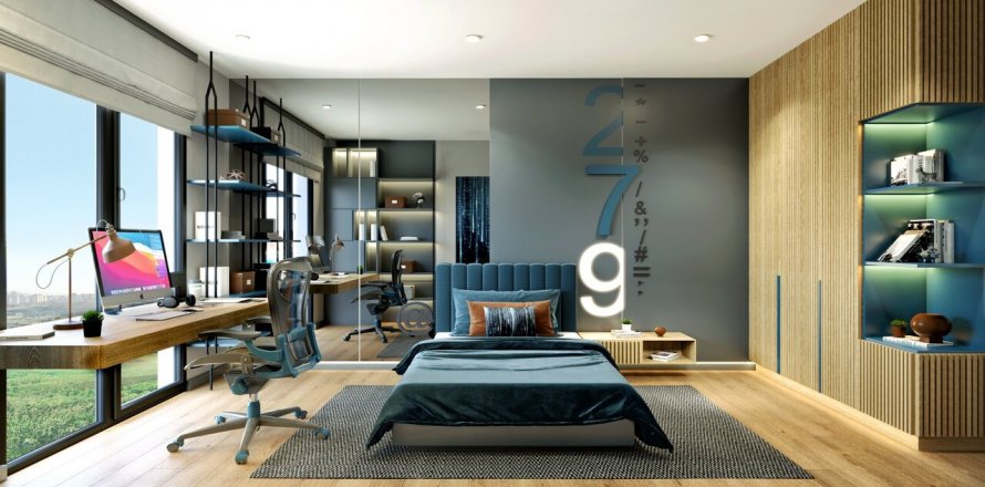 آپارتمان در Basaksehir، در Luxera Nevbahar Istanbul ، امارات متحده عربی 3 خوابه ، 168 متر مربع.  شماره 68913