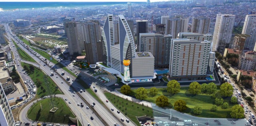 آپارتمان در در Delta Tower Esenyurt ، امارات متحده عربی 4 خوابه ، 200 متر مربع.  شماره 69112