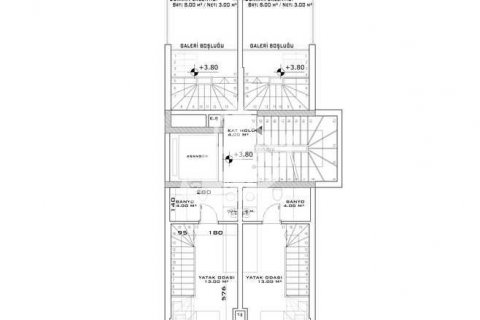آپارتمان در Kargicak،  Alanya ، امارات متحده عربی 1 خوابه ، 31 متر مربع.  شماره 70705 - 20