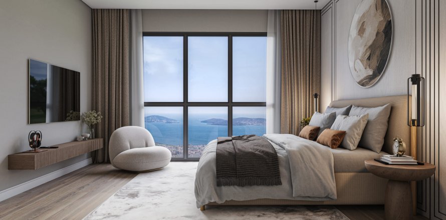 آپارتمان در Maltepe، در Mesa Panorama Istanbul ، امارات متحده عربی 1 خوابه ، 73.11 متر مربع.  شماره 69779