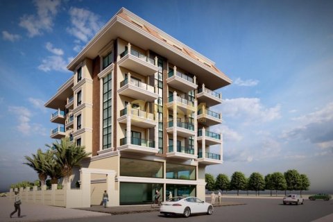 آپارتمان در  Alanya ، امارات متحده عربی 1 خوابه ، 51 متر مربع.  شماره 68324 - 6