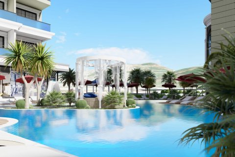 آپارتمان در در Modern residential complex in Kargicak area near the sea Alanya ، امارات متحده عربی 3 خوابه ، 148 متر مربع.  شماره 68534 - 23
