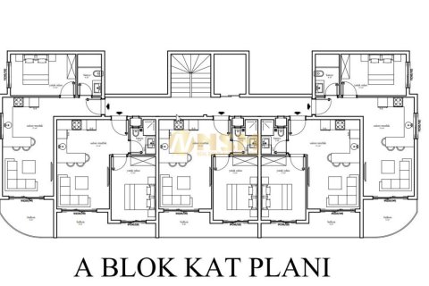 آپارتمان در  Alanya ، امارات متحده عربی 2 خوابه ، 100 متر مربع.  شماره 70397 - 6