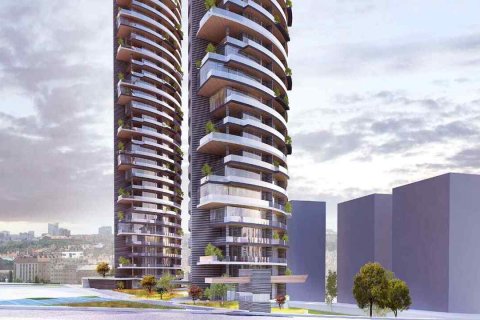 آپارتمان در در DAP Teras Kule Istanbul ، امارات متحده عربی 2 خوابه ، 166.67 متر مربع.  شماره 71075 - 5