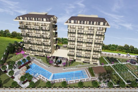 آپارتمان در Demirtas،  Alanya ، امارات متحده عربی 1 خوابه ، 53 متر مربع.  شماره 69615 - 1