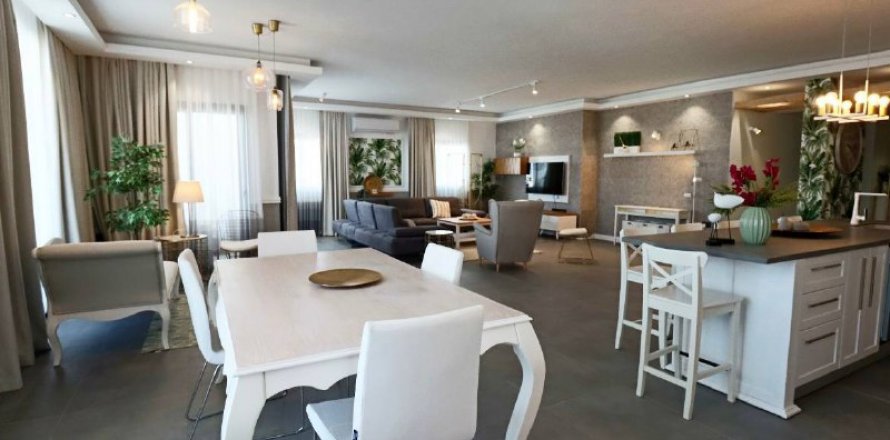 آپارتمان در  Iskele ، امارات متحده عربی 4 خوابه ، 198 متر مربع.  شماره 71591