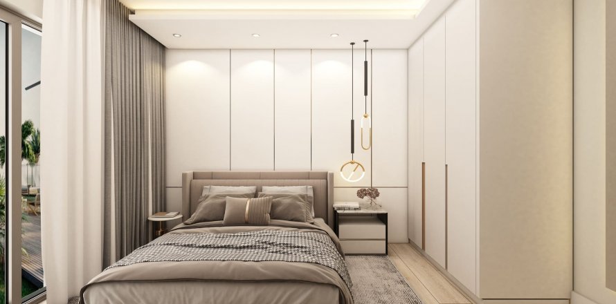 آپارتمان در Konyaalti، در Loft Marine Antalya ، امارات متحده عربی 2 خوابه ، 82 متر مربع.  شماره 70305