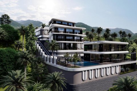 پنت هاس در در Arcadia View Villa Alanya ، امارات متحده عربی 4 خوابه ، 282 متر مربع.  شماره 67938 - 1